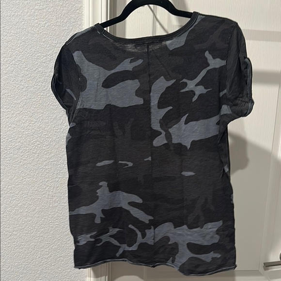 We The Free Camouflage Short Sleeve Tee - Black and Gray - Picture 2 of 8
